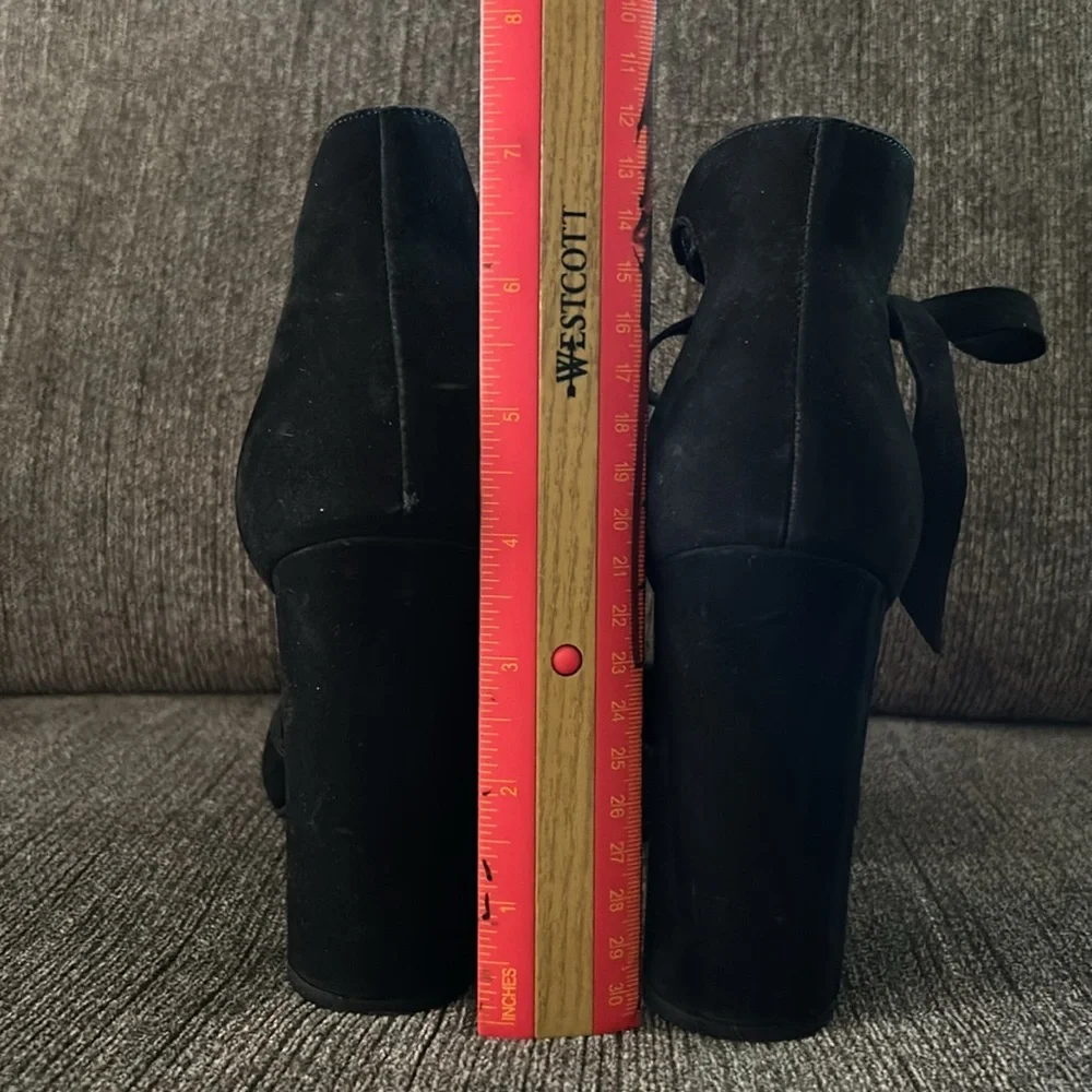 Steve Madden Suede ankle tie heels - Picture 3 of 6